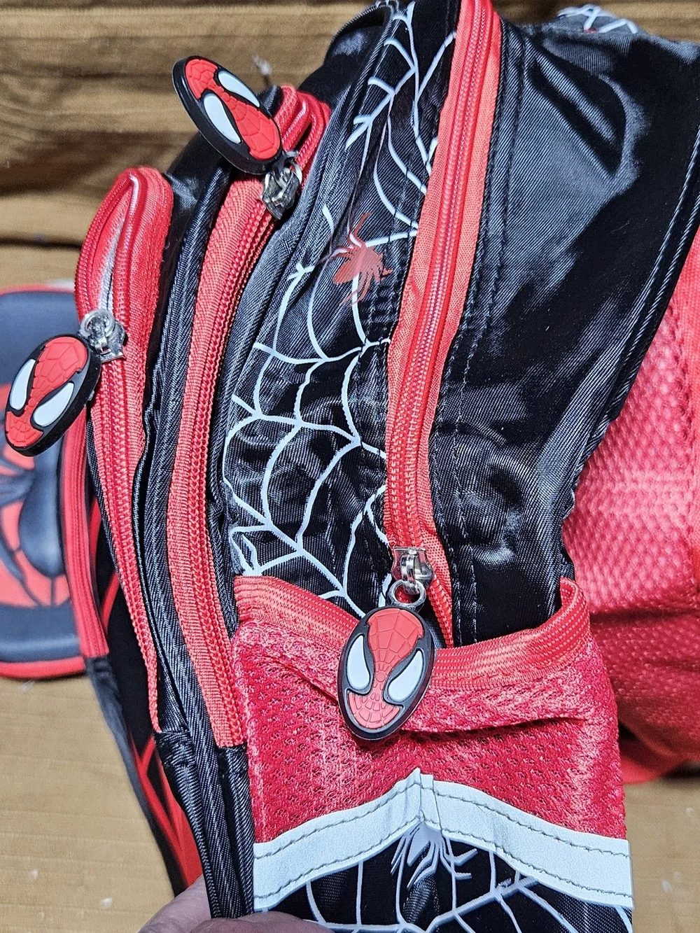 3D Molded Spiderman Kids Backpack & Pencil Case